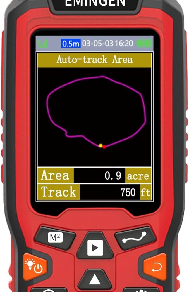ZL180 Handheld GPS for Surveying, High Precision Rugged Land Surveying Equipment for Ranches, Garden, Farmland and Parking Area Distance Measurement